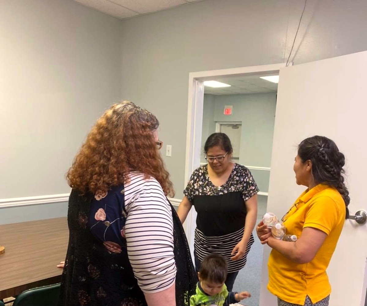 People connecting before serving on the mission field
